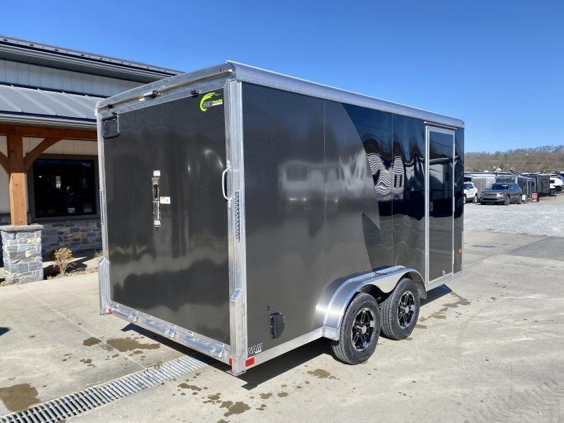2024 Neo 7.5x16' NAMR Aluminum Enclosed Motorcycle Trailer – Fully Equipped with A/C, Cabinets, Sport Tie-Down System, and More
