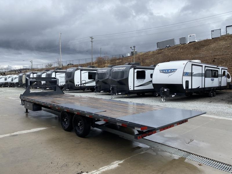 High-Performance 2024 Lamar 102x24' Deckover Power Tilt Trailer – 14000# GVW, Scissor Hoist, Spare Tire, and More - Image 10