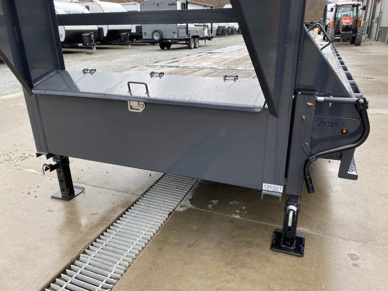 High-Performance 2024 Lamar 102x24' Deckover Power Tilt Trailer – 14000# GVW, Scissor Hoist, Spare Tire, and More - Image 9