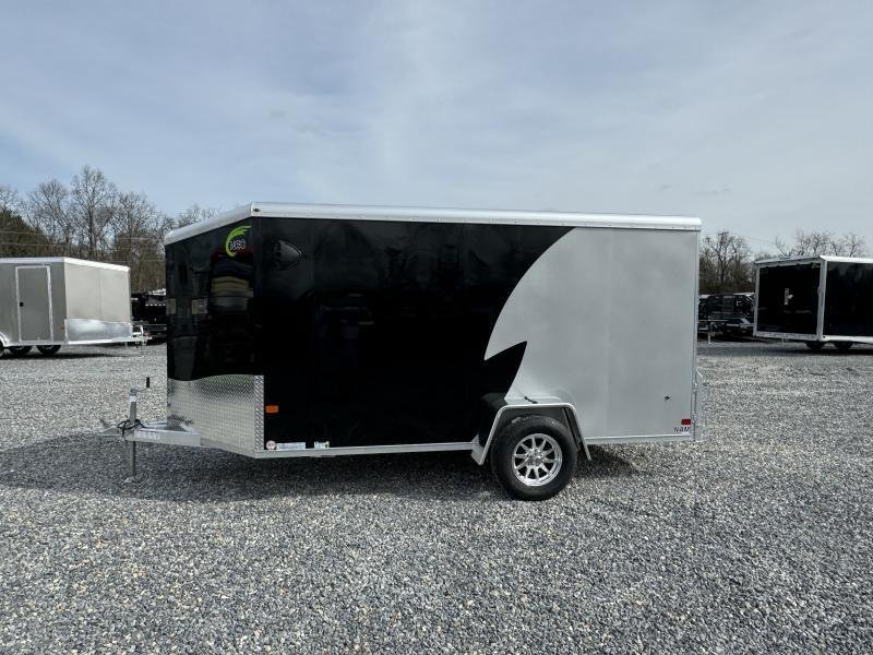 2024 Neo 6x12 NAMR Aluminum Enclosed Motorcycle Trailer – 2990# GVW, Single Axle, Cabeless Ramp Door, Sport Tie-Down Package, and More