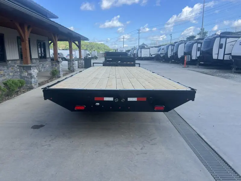 2024 Sure-Trac 102x22 Flatbed Deckover Trailer 15000# GVW * 8' SLIDE IN RAMPS * 10" I-BEAM MAINFRAME * CHANNEL SIDE RAIL * RUBRAIL/STAKE POCKETS/D-RINGS * ADJUSTABLE COUPLER * 12K DROP LEG JACK * LED'S - Image 14