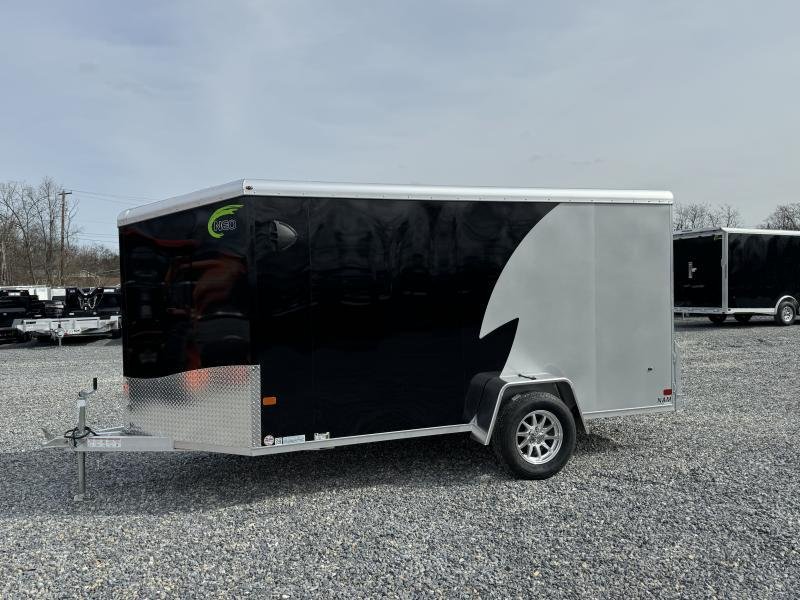 2024 Neo 6x12 NAMR Aluminum Enclosed Motorcycle Trailer – 2990# GVW, Single Axle, Cabeless Ramp Door, Sport Tie-Down Package, and More - Image 4