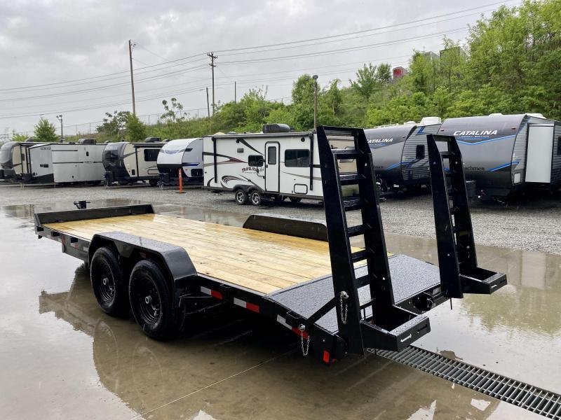 2024 Rice 7x20' Car Hauler Trailer 9990# GVW * CHARCOAL GREY * LED'S * POWDERCOATED * 5" TONGUE AND FRAME * TREADPLATE BEAVERTAIL * DROP LEG JACK * ADJUSTABLE COUPLER - Image 14