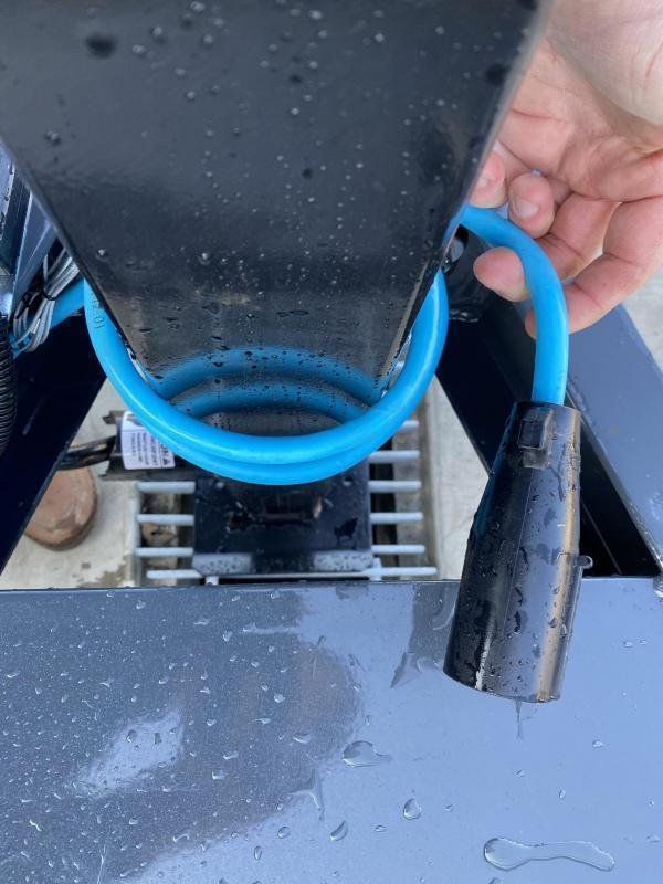 2024 Lamar 7x18' Equipment Trailer 14000# GVW * DELUXE OVERWIDTH RAMPS W/ HEAVY MESH * CHARCOAL POWDERCOAT * RUBRAIL/STAKE POCKETS/PIPE SPOOLS/D-RINGS * REM FENDERS * 12K JACK * CAST COUPLER * SPRING ASSIST * COLD WEATHER HARNESS - Image 14