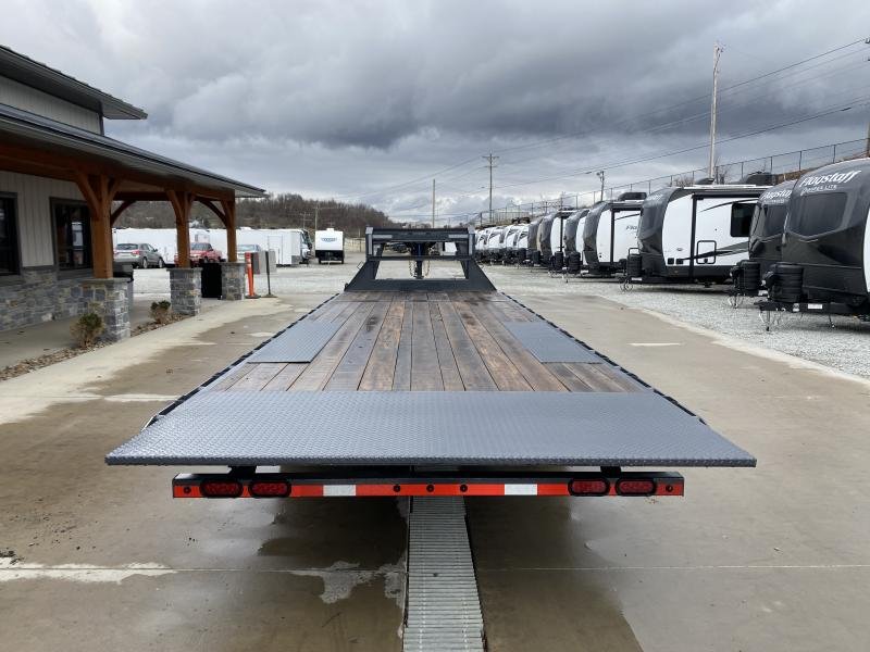 High-Performance 2024 Lamar 102x24' Deckover Power Tilt Trailer – 14000# GVW, Scissor Hoist, Spare Tire, and More - Image 14
