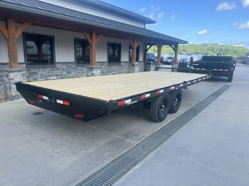 2024 Sure-Trac 102x22 Flatbed Deckover Trailer 15000# GVW * 8' SLIDE IN RAMPS * 10" I-BEAM MAINFRAME * CHANNEL SIDE RAIL * RUBRAIL/STAKE POCKETS/D-RINGS * ADJUSTABLE COUPLER * 12K DROP LEG JACK * LED'S - Image 17