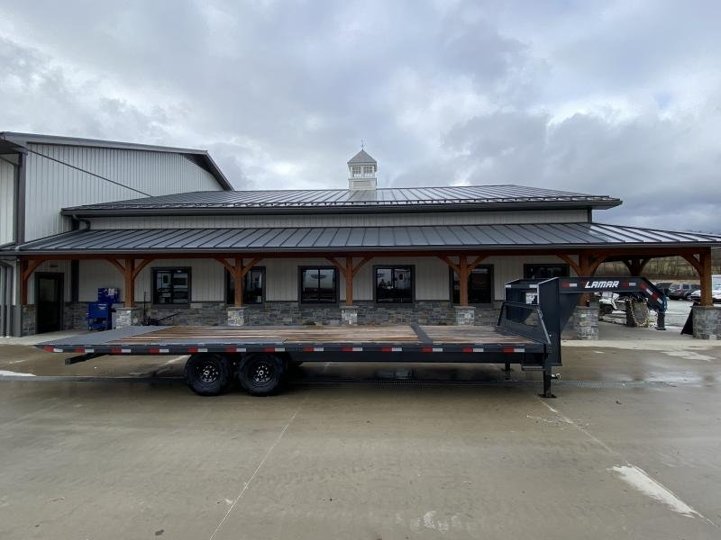 High-Performance 2024 Lamar 102x24' Deckover Power Tilt Trailer – 14000# GVW, Scissor Hoist, Spare Tire, and More - Image 13