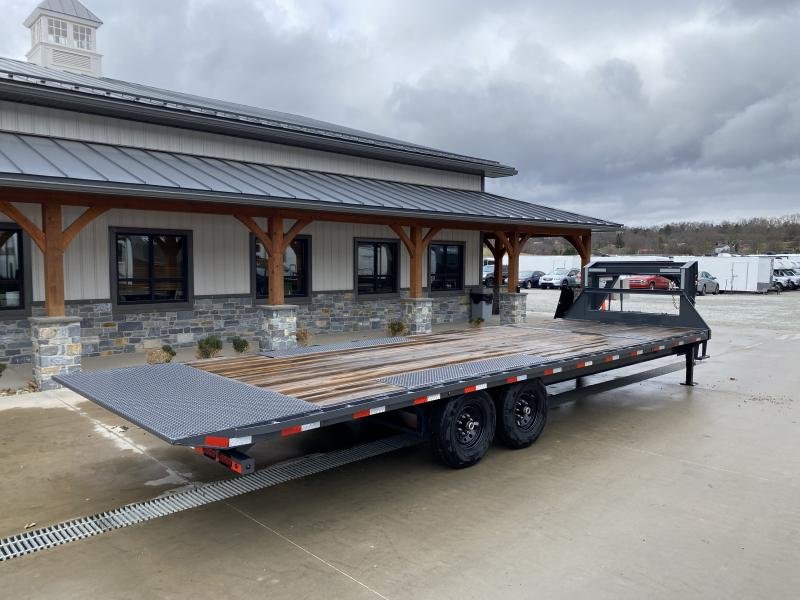 High-Performance 2024 Lamar 102x24' Deckover Power Tilt Trailer – 14000# GVW, Scissor Hoist, Spare Tire, and More - Image 12