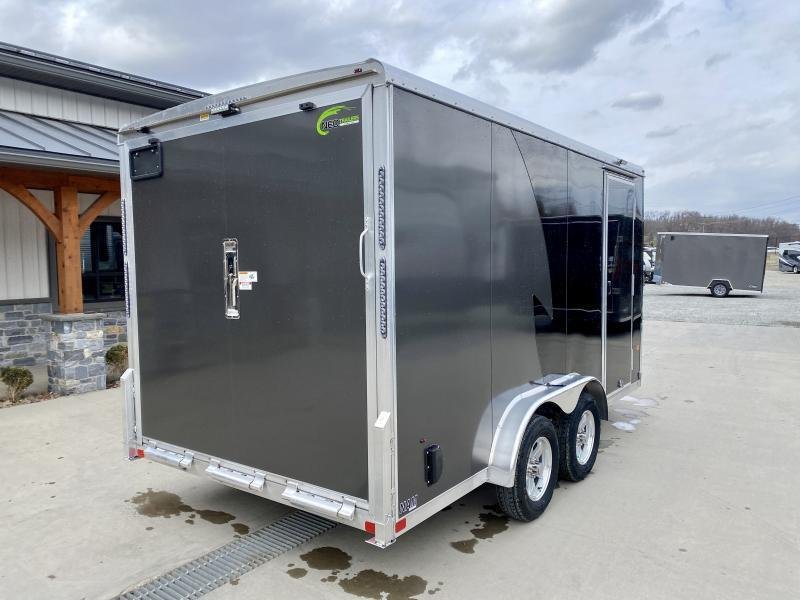 2024 Neo 7.5x14' NAMR Aluminum Enclosed Motorcycle Trailer – NUDO Flooring, Vinyl Walls, UTV Package, and More
