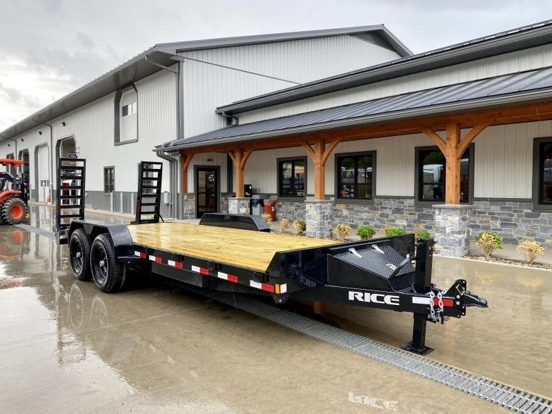 2024 Rice 7x20' Car Hauler Trailer 9990# GVW * CHARCOAL GREY * LED'S * POWDERCOATED * 5" TONGUE AND FRAME * TREADPLATE BEAVERTAIL * DROP LEG JACK * ADJUSTABLE COUPLER - Image 18
