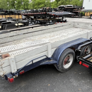 Tandem 3500lb Rubber Torsion Axle Aluminum Flatbed Trailer – 7000# GVW, Electric Brakes, Extruded Aluminum Floor, and More