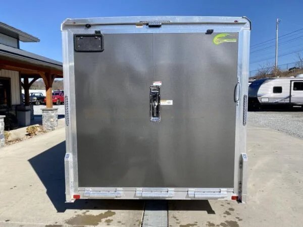 2023 NEO Trailers 7.5x14' NAMR Aluminum Enclosed Motorcycle Trailer – Black & Charcoal, UTV Package, Torsion Suspension, and More - Image 4