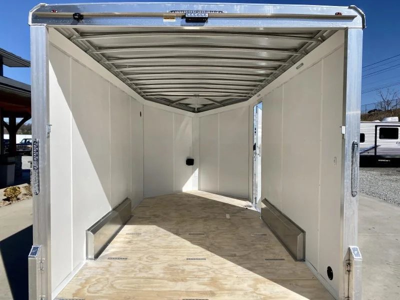 2023 NEO Trailers 7.5x14' NAMR Aluminum Enclosed Motorcycle Trailer – Black & Charcoal, UTV Package, Torsion Suspension, and More - Image 14