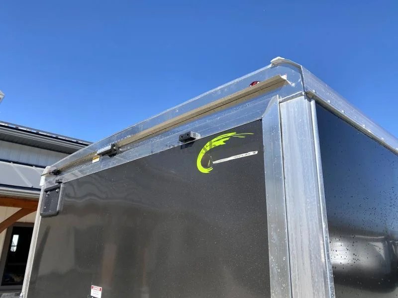 2023 NEO Trailers 7.5x14' NAMR Aluminum Enclosed Motorcycle Trailer – Black & Charcoal, UTV Package, Torsion Suspension, and More - Image 13