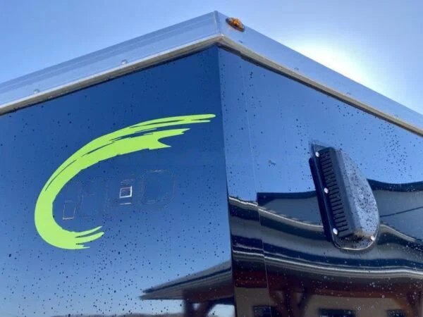 2023 NEO Trailers 7.5x14' NAMR Aluminum Enclosed Motorcycle Trailer – Black & Charcoal, UTV Package, Torsion Suspension, and More - Image 10