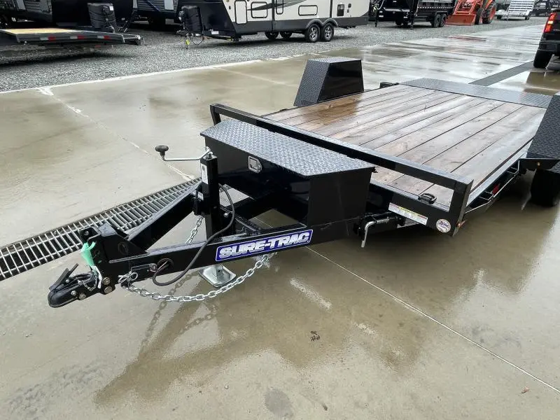 2024 Sure-Trac 5x10' 6000# GVW Tilt Equipment Trailer Scissor Hauler - Image 6
