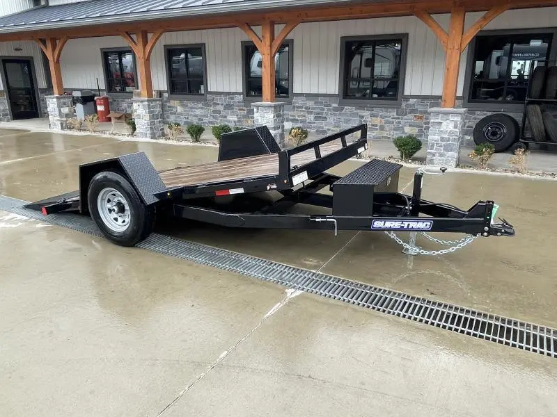 2024 Sure-Trac 5x10' 6000# GVW Tilt Equipment Trailer Scissor Hauler - Image 18