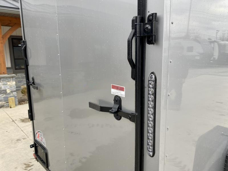 2024 Xtreme Cargo 7x12' Enclosed Cargo Trailer – 2990# GVW, Silver Blackout, 7' Height, and UTV Package - Image 9