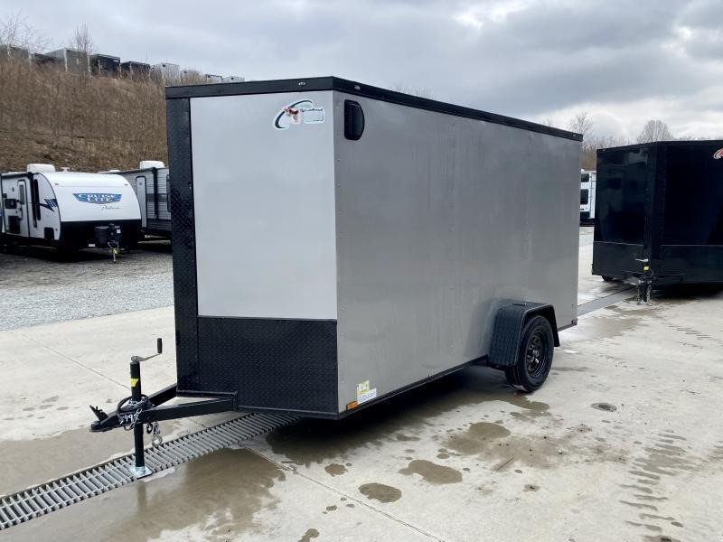 2024 Xtreme Cargo 7x12' Enclosed Cargo Trailer – 2990# GVW, Silver Blackout, 7' Height, and UTV Package - Image 18