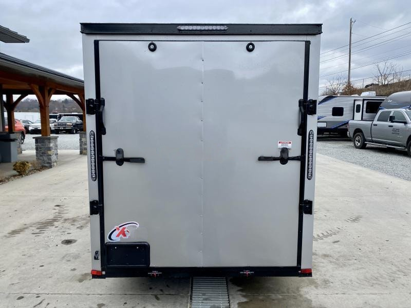 2024 Xtreme Cargo 7x12' Enclosed Cargo Trailer – 2990# GVW, Silver Blackout, 7' Height, and UTV Package - Image 21