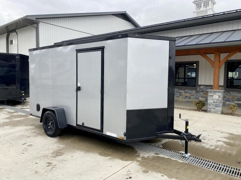 2024 Xtreme Cargo 7x12' Enclosed Cargo Trailer – 2990# GVW, Silver Blackout, 7' Height, and UTV Package - Image 24
