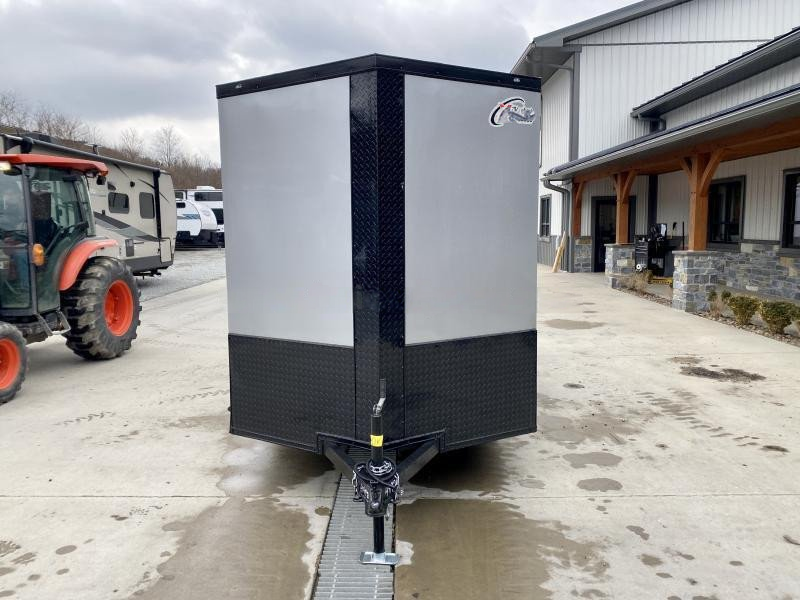2024 Xtreme Cargo 7x12' Enclosed Cargo Trailer – 2990# GVW, Silver Blackout, 7' Height, and UTV Package - Image 17
