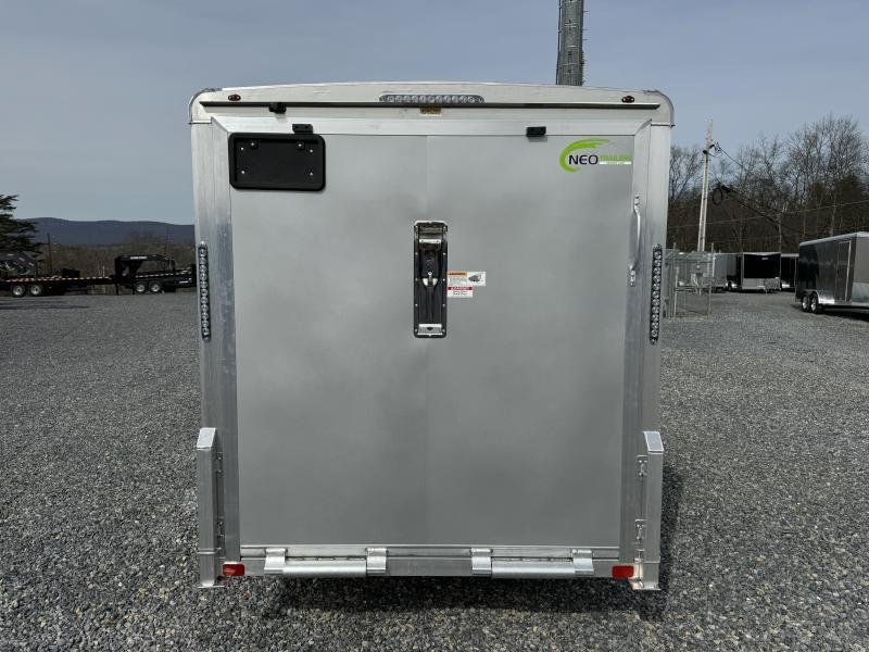 2024 Neo 6x12 NAMR Aluminum Enclosed Motorcycle Trailer – 2990# GVW, Single Axle, Cabeless Ramp Door, Sport Tie-Down Package, and More - Image 9