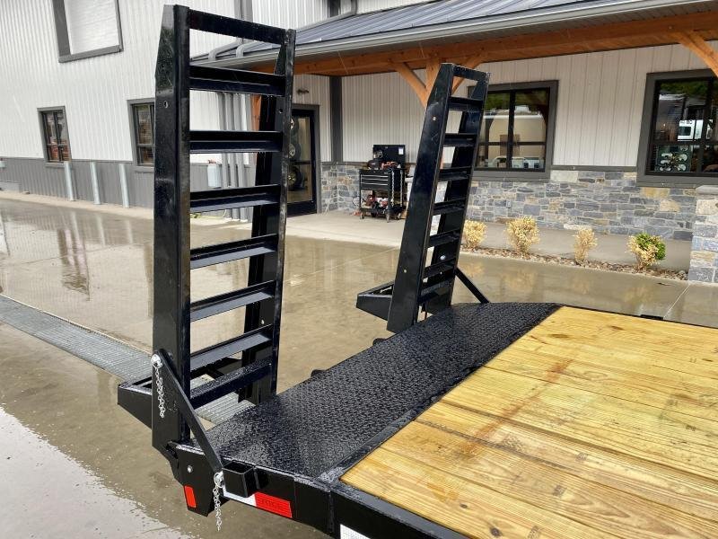 2024 Rice 7x20' Car Hauler Trailer 9990# GVW * CHARCOAL GREY * LED'S * POWDERCOATED * 5" TONGUE AND FRAME * TREADPLATE BEAVERTAIL * DROP LEG JACK * ADJUSTABLE COUPLER - Image 6