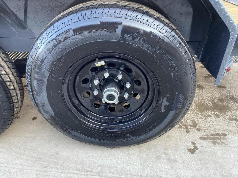 2024 Lamar 7x18' Equipment Trailer 14000# GVW * DELUXE OVERWIDTH RAMPS W/ HEAVY MESH * CHARCOAL POWDERCOAT * RUBRAIL/STAKE POCKETS/PIPE SPOOLS/D-RINGS * REM FENDERS * 12K JACK * CAST COUPLER * SPRING ASSIST * COLD WEATHER HARNESS - Image 13