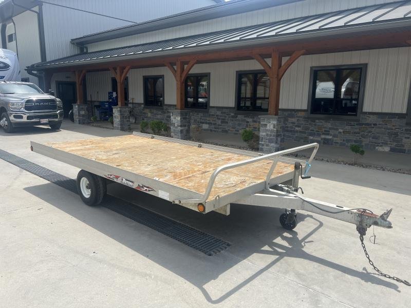 USED Triton 7x12 Aluminum Deckover 3-Place ATV Trailer 2995 GVW - Image 12