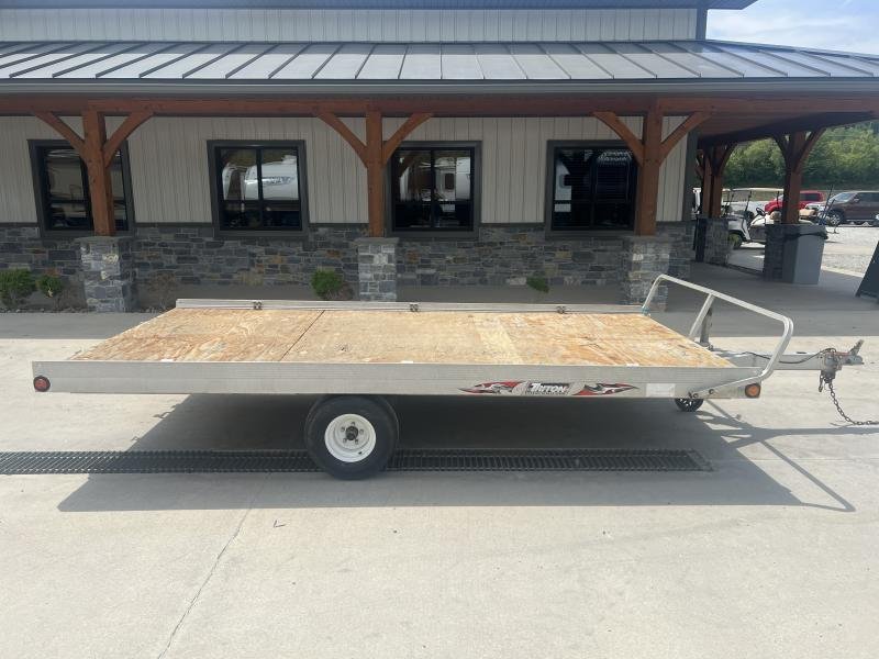 USED Triton 7x12 Aluminum Deckover 3-Place ATV Trailer 2995 GVW - Image 10