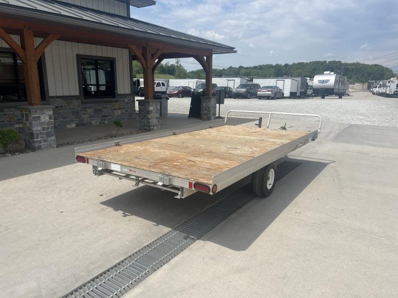 USED Triton 7x12 Aluminum Deckover 3-Place ATV Trailer 2995 GVW - Image 9