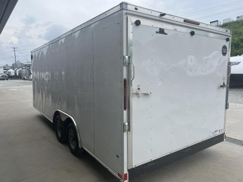 USED 2021 Wells Cargo 8.5x20 Enclosed Car Hauler Trailer * 1PC ALUMINUM ROOF * FRONT SHELF * E-TRACK - Image 15