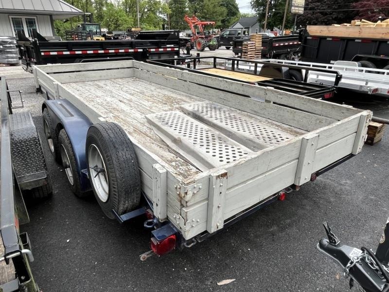 Used 16' Car Hauler Trailer – 7000# GVW, Toolbox, Ramps, and Spare Tire - Image 3