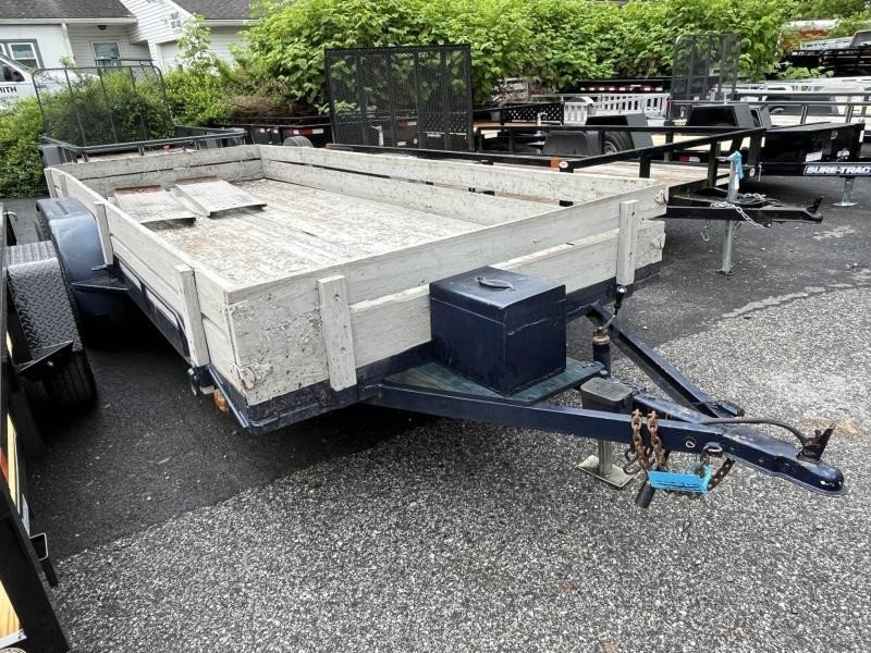 Used 16' Car Hauler Trailer – 7000# GVW, Toolbox, Ramps, and Spare Tire - Image 2