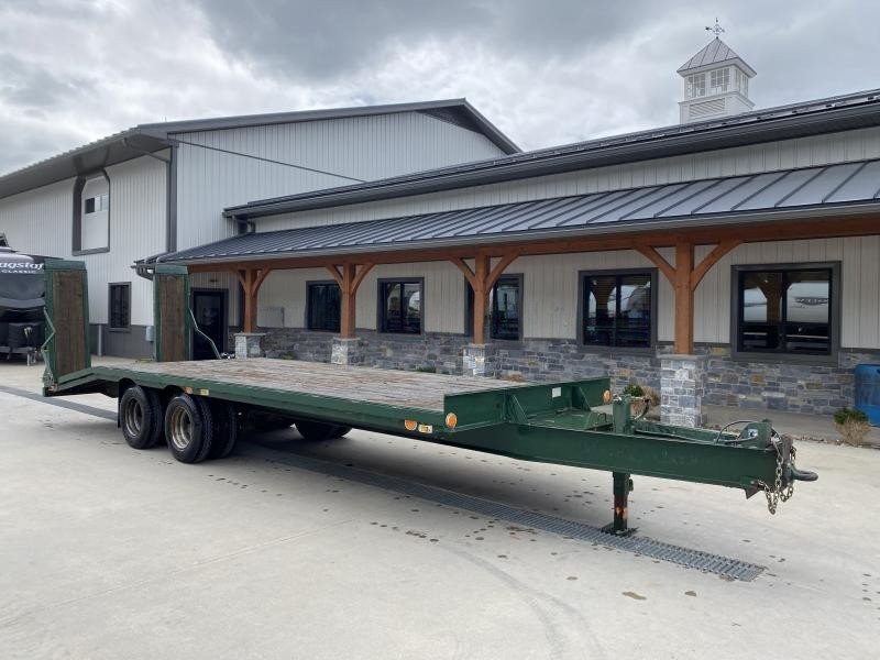 USED 1998 Hudson 102x23' Heavy Duty Air Brake Deckover Trailer – 25,700# GVW, I-Beam Construction, Stand-Up Ramps, and More - Image 20