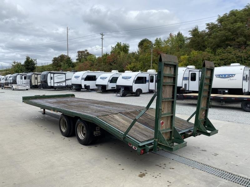 USED 1998 Hudson 102x23' Heavy Duty Air Brake Deckover Trailer – 25,700# GVW, I-Beam Construction, Stand-Up Ramps, and More - Image 17