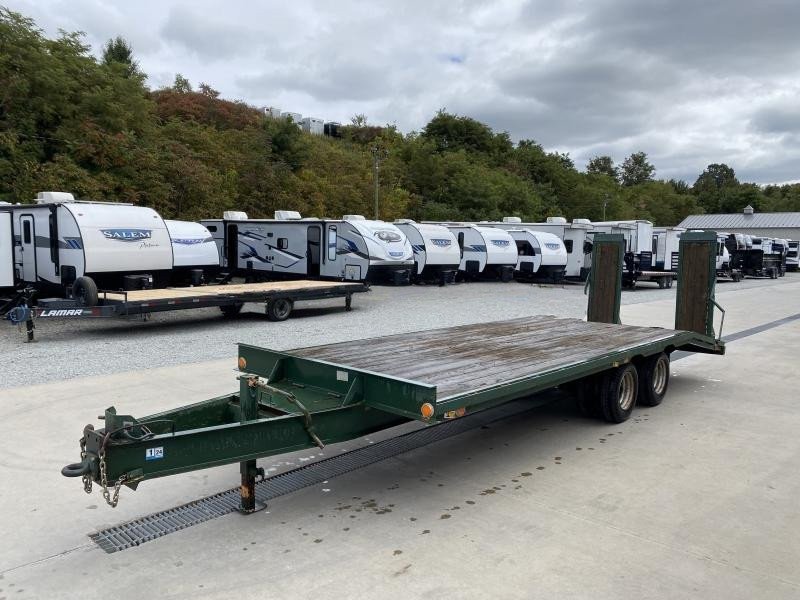 USED 1998 Hudson 102x23' Heavy Duty Air Brake Deckover Trailer – 25,700# GVW, I-Beam Construction, Stand-Up Ramps, and More - Image 16