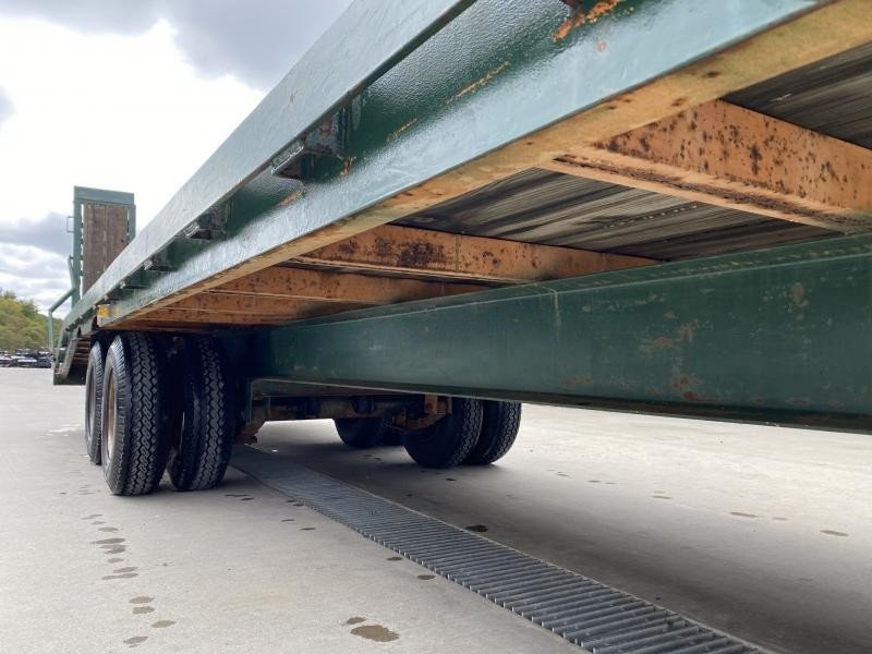 USED 1998 Hudson 102x23' Heavy Duty Air Brake Deckover Trailer – 25,700# GVW, I-Beam Construction, Stand-Up Ramps, and More - Image 11