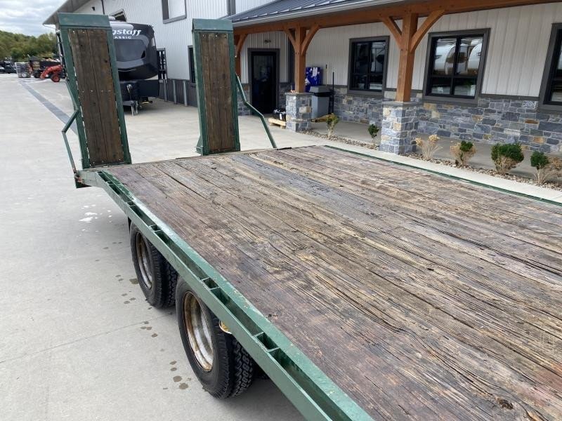 USED 1998 Hudson 102x23' Heavy Duty Air Brake Deckover Trailer – 25,700# GVW, I-Beam Construction, Stand-Up Ramps, and More - Image 9