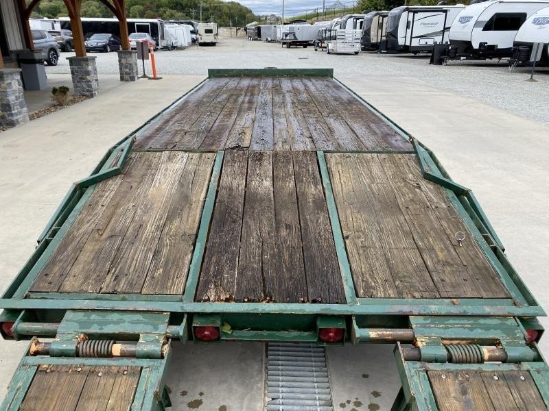 USED 1998 Hudson 102x23' Heavy Duty Air Brake Deckover Trailer – 25,700# GVW, I-Beam Construction, Stand-Up Ramps, and More - Image 2