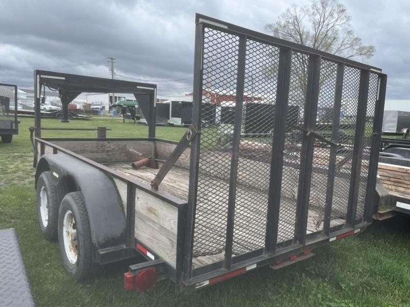 USED 7x12' Gooseneck Utility Landscape Trailer – 7000# GVW - Image 4