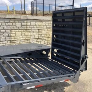 USED 7x12' Gooseneck Utility Landscape Trailer – 7000# GVW