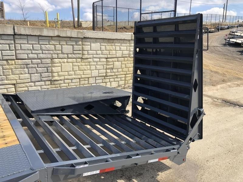 USED 7x12' Gooseneck Utility Landscape Trailer – 7000# GVW