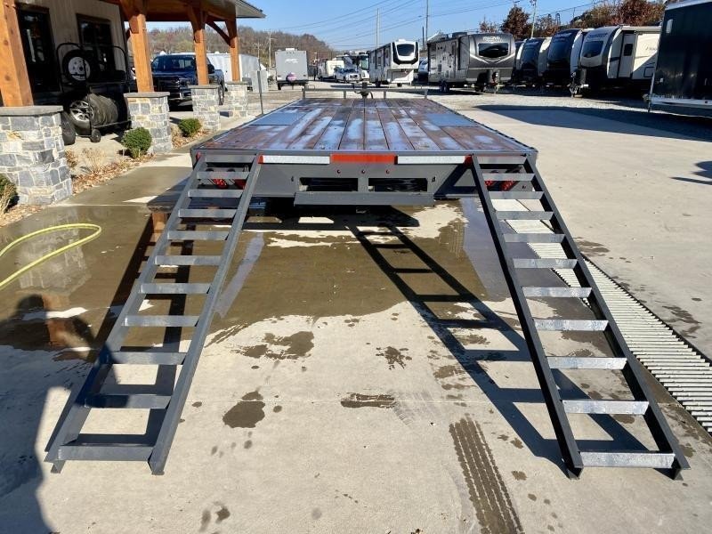 USED Hudson 7x16' Equipment Trailer – 9950# GVW, Toolbox, 12K Jack, Stand-Up Ramps - Image 16