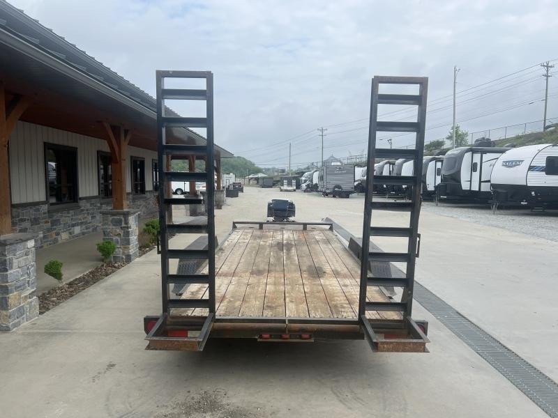 USED Hudson 7x16' Equipment Trailer – 9950# GVW, Toolbox, 12K Jack, Stand-Up Ramps - Image 12