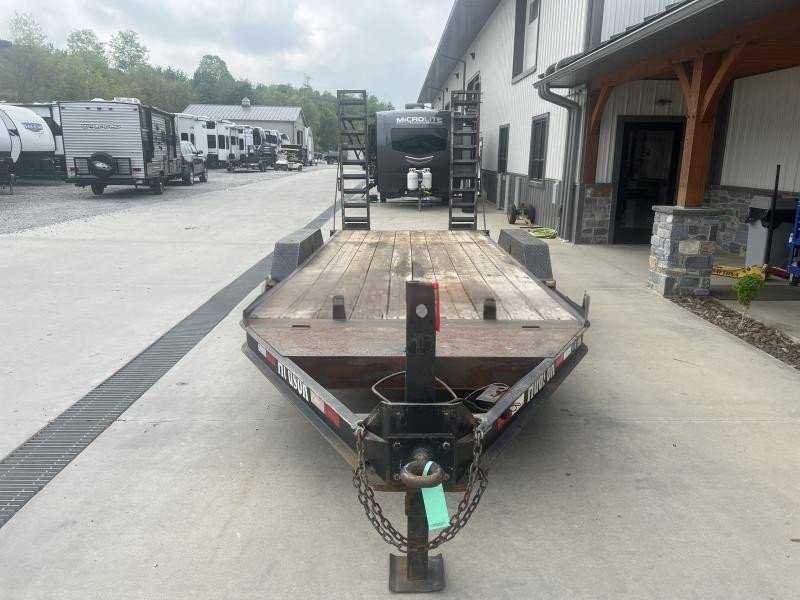 USED Hudson 7x16' Equipment Trailer – 9950# GVW, Toolbox, 12K Jack, Stand-Up Ramps - Image 9