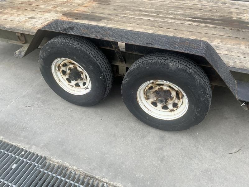 USED Hudson 7x16' Equipment Trailer – 9950# GVW, Toolbox, 12K Jack, Stand-Up Ramps - Image 4