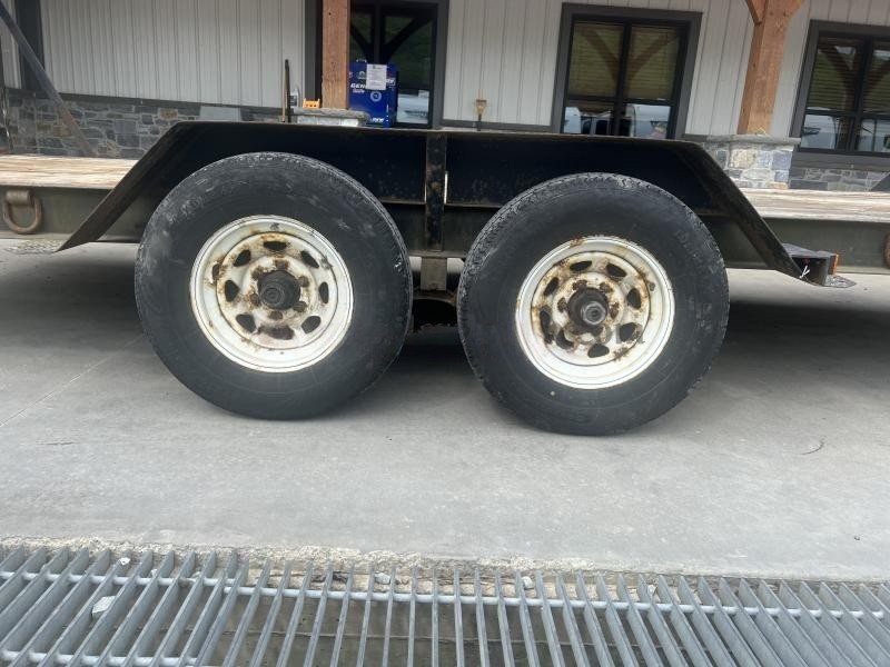 USED Hudson 7x16' Equipment Trailer – 9950# GVW, Toolbox, 12K Jack, Stand-Up Ramps - Image 2