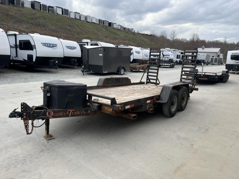 USED Quality Trailers 7x16' Equipment Trailer - Image 6